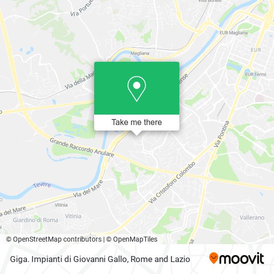 Giga. Impianti di Giovanni Gallo map