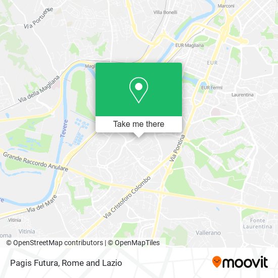 Pagis Futura map