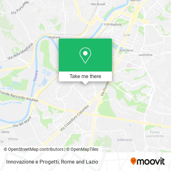 Innovazione e Progetti map