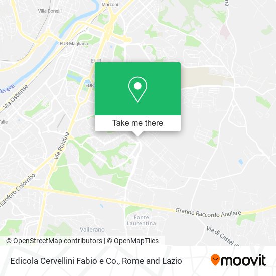 Edicola Cervellini Fabio e Co. map