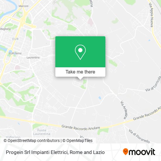 Progein Srl Impianti Elettrici map