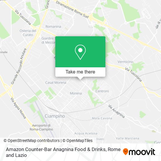 Amazon Counter-Bar Anagnina Food & Drinks map