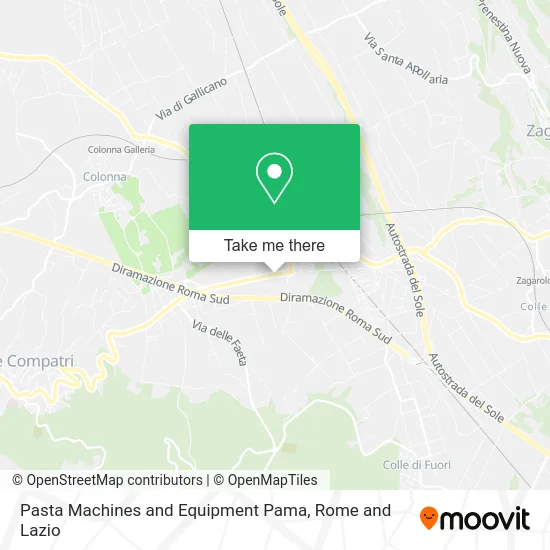 Pasta Machines and Equipment Pama map