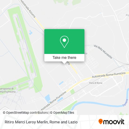 Ritiro Merci Leroy Merlin map