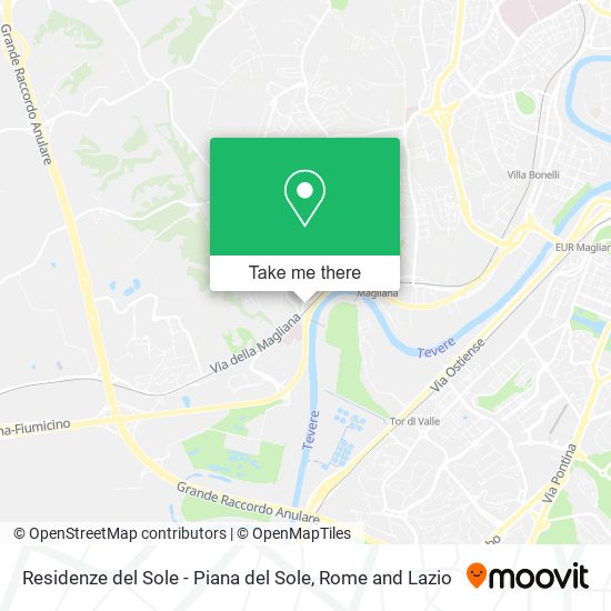 Residenze del Sole - Piana del Sole map