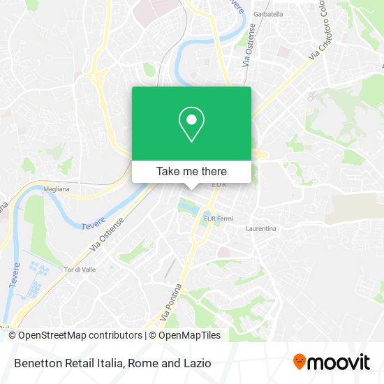 Benetton Retail Italia map