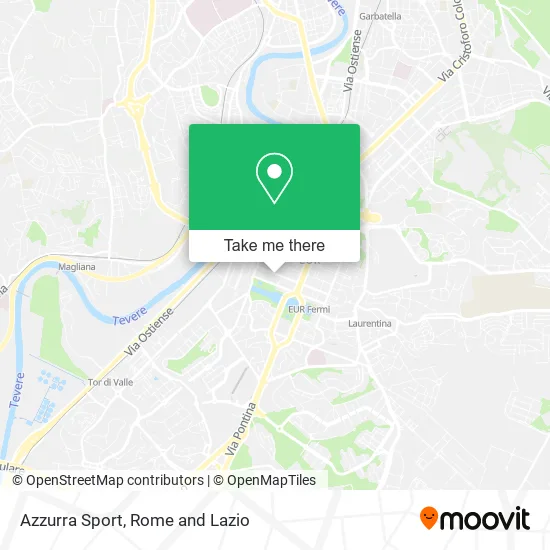 Azzurra Sport map