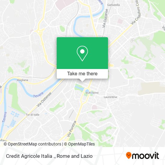 Credit Agricole Italia . map
