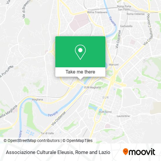 Associazione Culturale Eleusis map