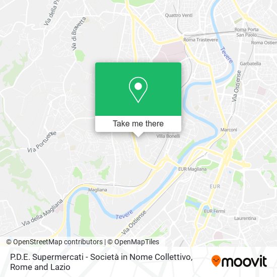 P.D.E. Supermercati - Società in Nome Collettivo map