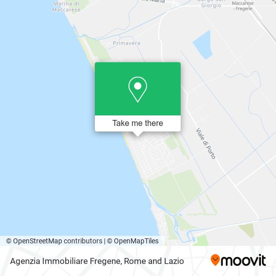 Agenzia Immobiliare Fregene map