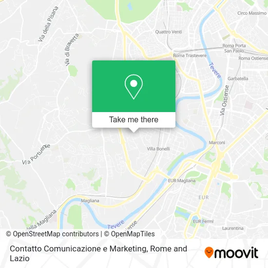 Contact Communication and Marketing map