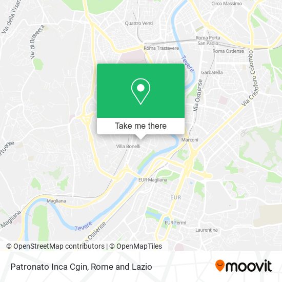 Patronato Inca Cgin map