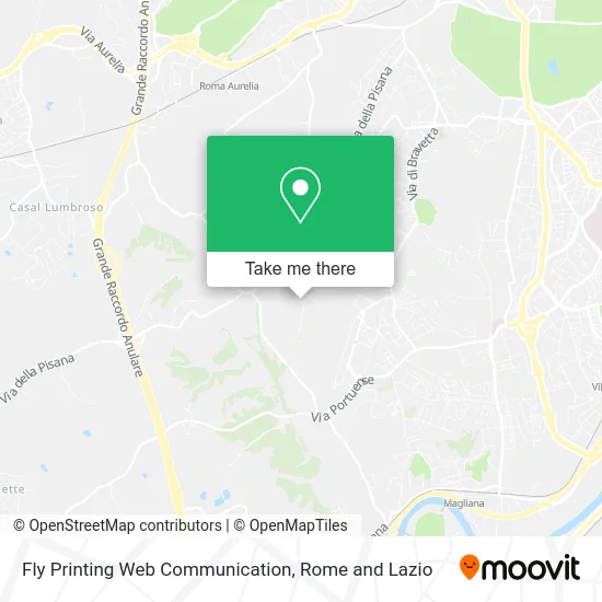 Fly Printing Web Communication map