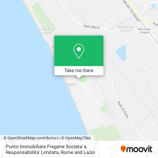 Punto Immobiliare Fregene Societa' a Responsabiilita' Limitata map