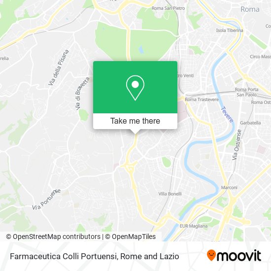Farmaceutica Colli Portuensi map