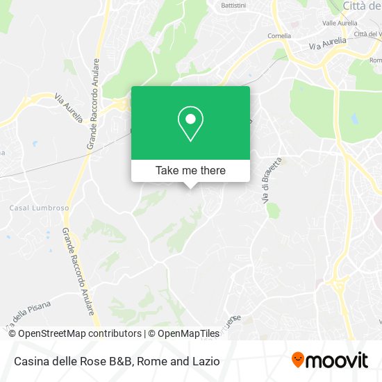 Casina delle Rose B&B map