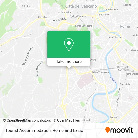 Tourist Accommodation map