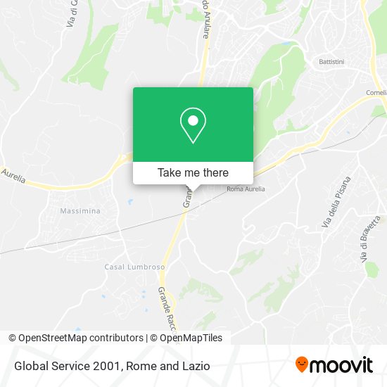 Global Service 2001 map