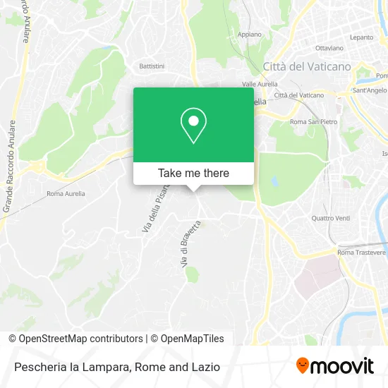 La Lampara Fishmonger map