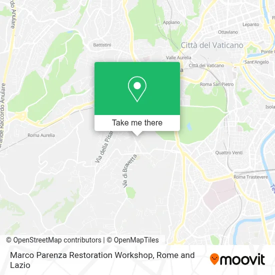 Marco Parenza Restoration Workshop map