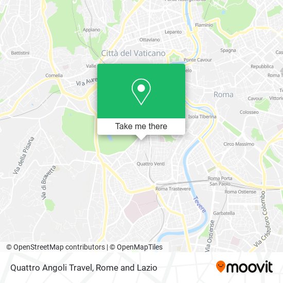Quattro Angoli Travel map