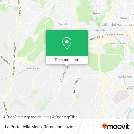 La Porta della Moda map