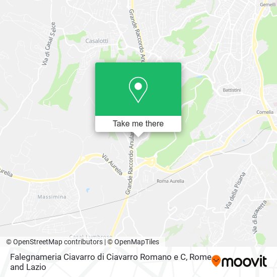 Falegnameria Ciavarro di Ciavarro Romano e C map