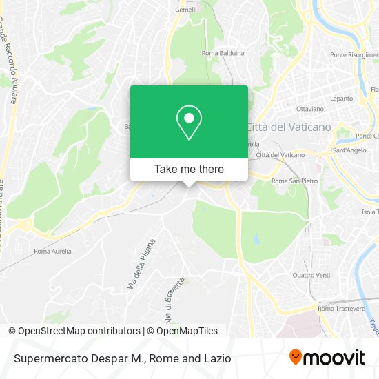 Supermercato Despar M. map
