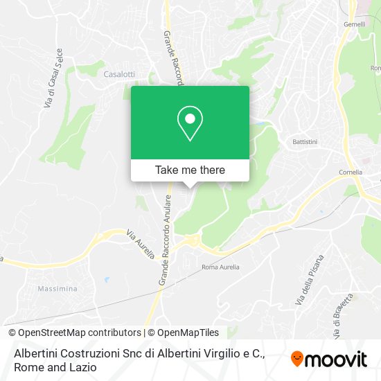 Albertini Costruzioni Snc di Albertini Virgilio e C. map
