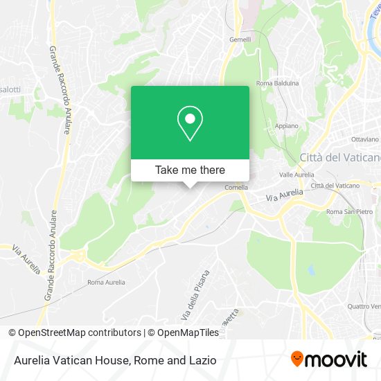 Aurelia Vatican House map