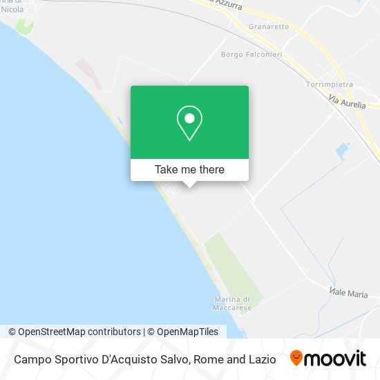 Campo Sportivo D'Acquisto Salvo map