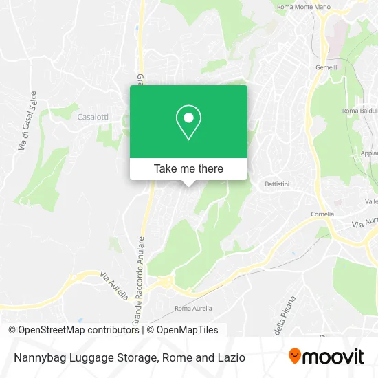 Nannybag Luggage Storage map