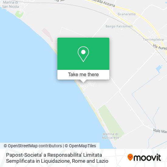 Papost-Societa' a Responsabilita' Limitata Semplificata in Liquidazione map