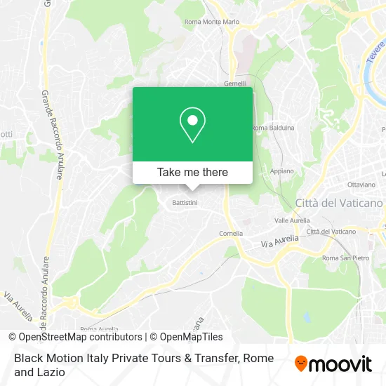 Black Motion Italy Private Tours & Transfer map