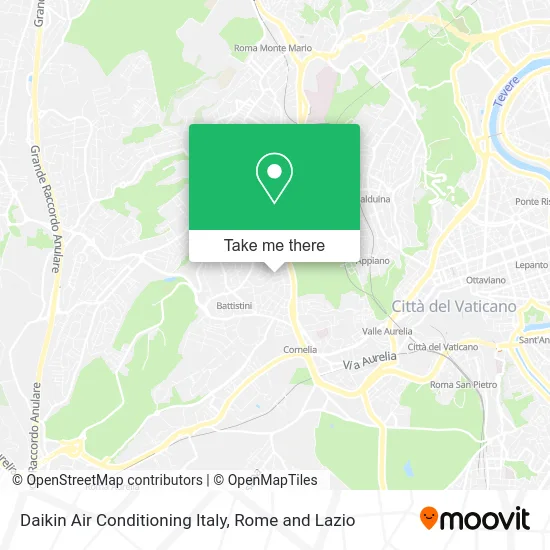 Daikin Air Conditioning Italy map