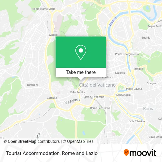 Tourist Accommodation map