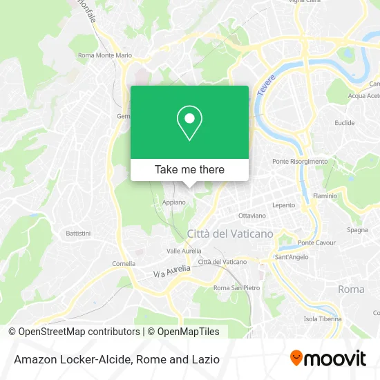 Amazon Locker-Alcide map