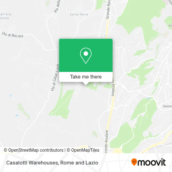 Casalotti Warehouses map