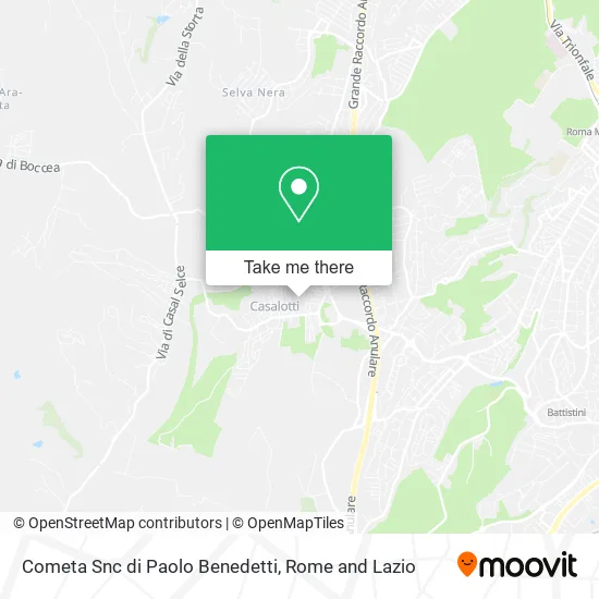 Cometa Snc di Paolo Benedetti map