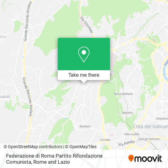 Federazione di Roma Partito Rifondazione Comunista map