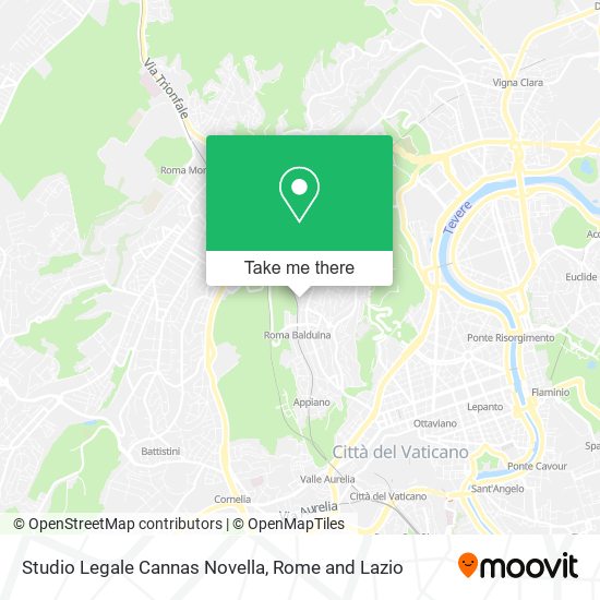Studio Legale Cannas Novella map