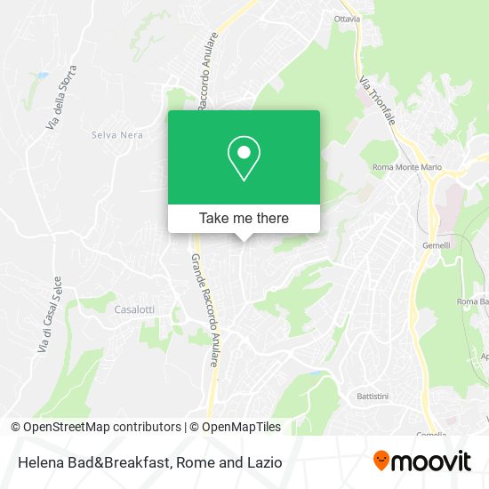 Helena Bad&Breakfast map