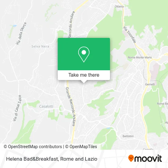 Helena Bad&Breakfast map