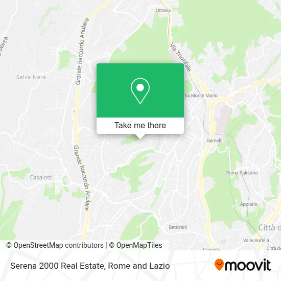 Serena 2000 Real Estate map