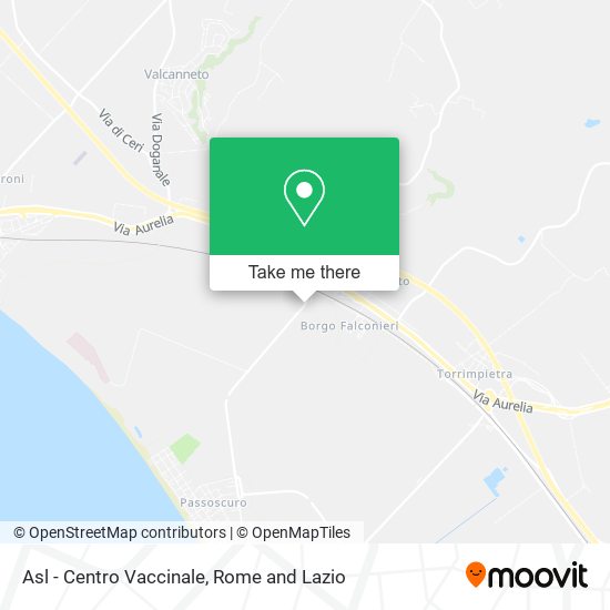 Asl - Centro Vaccinale map
