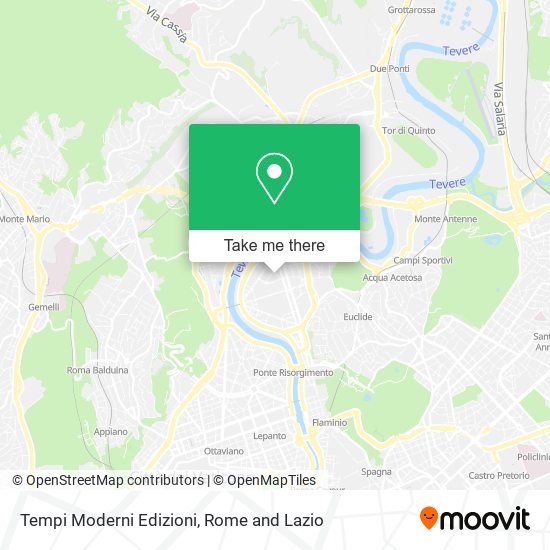 Tempi Moderni Edizioni map