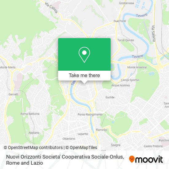 Nuovi Orizzonti Societa' Cooperativa Sociale-Onlus map