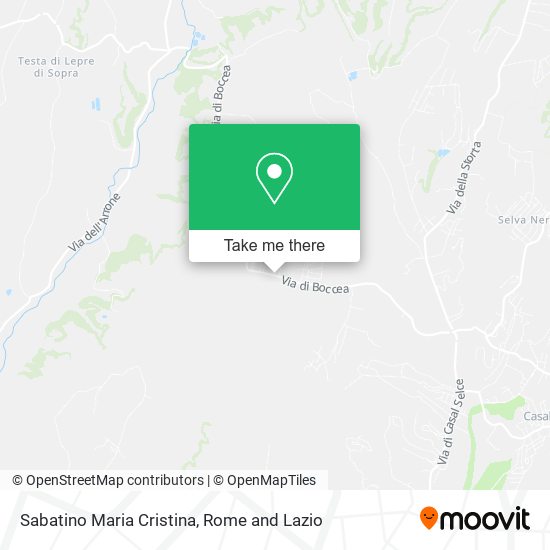 Sabatino Maria Cristina map