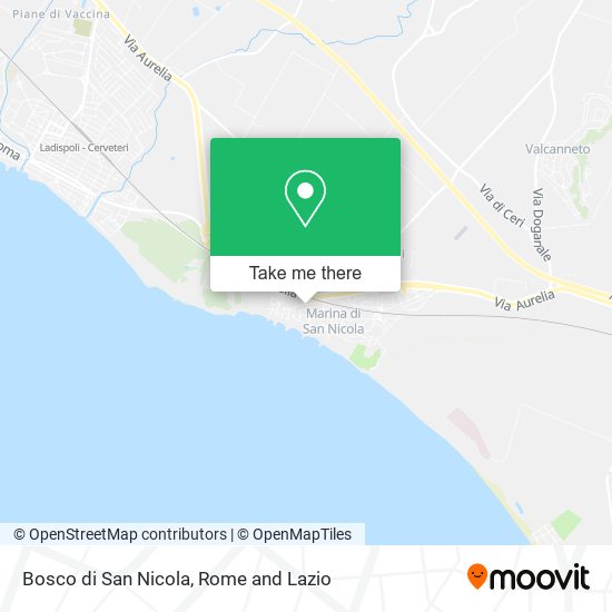 Bosco di San Nicola map